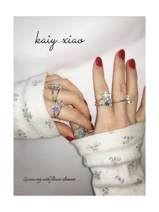 Kaiy Xiao 梦境繁花 · 五花戒指 商品图2