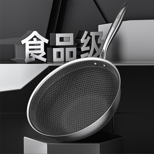 荣事达 悦厨不锈钢蜂巢不粘炒锅（30cm）RSD-CG01 商品图5
