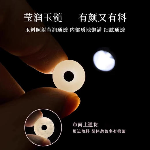 Winy 925银 玉影锦鲤玉髓项链送女友闺蜜节日生日礼物 商品图5