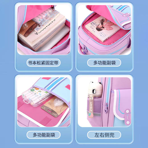 儿童书包小学生 1-3-6年级护脊减负书包 商品图3
