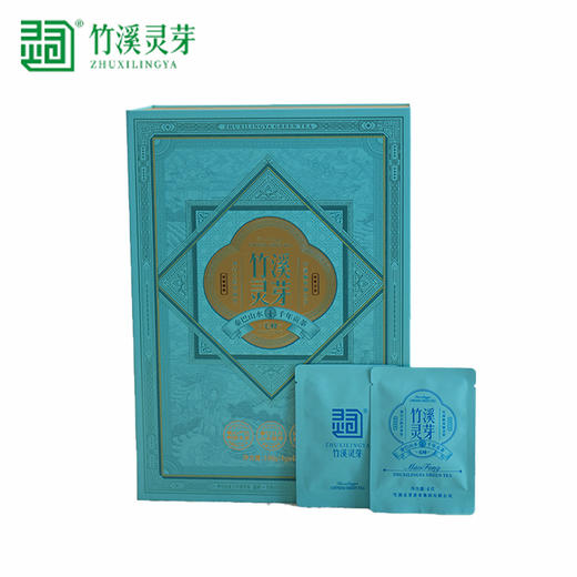 2025新茶 一级绿茶一芽一叶 竹溪灵芽·毛峰 180g(4g*45) 商品图2