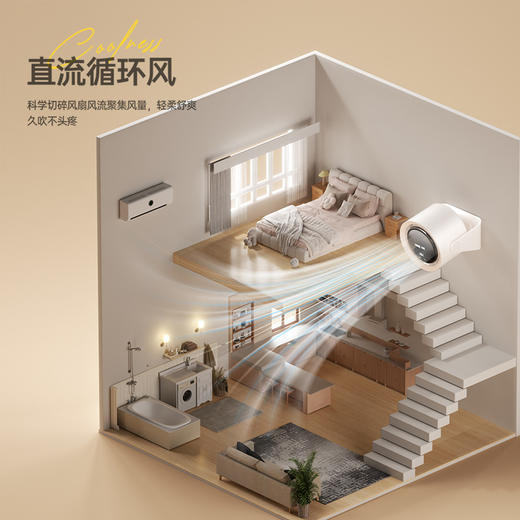 艾青春 桌面循环风扇 N33 商品图3