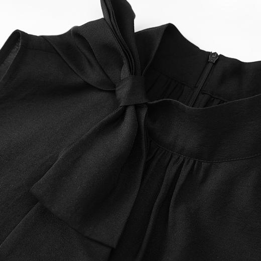 「高货wl」全新升级【铂金会员312/天猫419/差价107】(99341)洛诗琳法式复古蝴蝶结系带领无袖上衣印花半身裙两件套 商品图2