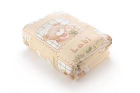 特惠拉比寝具类-4脱胆饼干格i5大童被150*120粉红/卡其色LXDE10490219/LXDE10490275