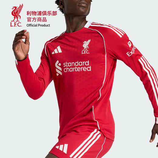 【官网同款】利物浦俱乐部 | 25-26赛季主场长袖球衣-球员版 商品图2