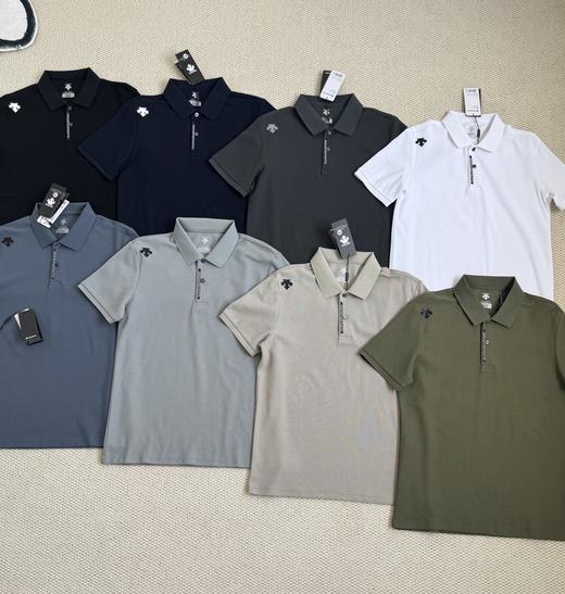 点此购买 迪桑特夏季男士都市通勤休闲百搭精梳丝光棉短袖polo衫 tuo 325855 商品图0