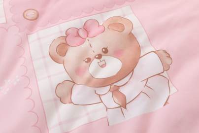 特惠拉比寝具类-4脱胆饼干格i5大童被150*120粉红/卡其色LXDE10490219/LXDE10490275 商品图12