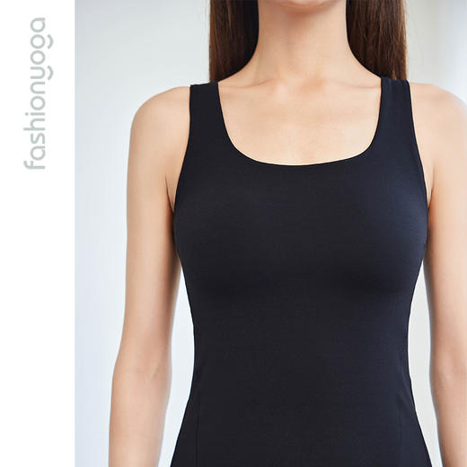 FC13261金标裸感系列高端U领一体杯背心 商品图6