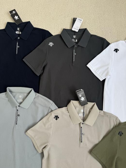 点此购买 迪桑特夏季男士都市通勤休闲百搭精梳丝光棉短袖polo衫 tuo 325855 商品图11