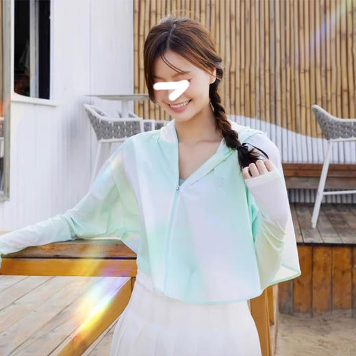 裁缝学苑AS543夏季户外遮阳连帽防晒衣纸样女装开衫冰丝上衣样板 商品图4