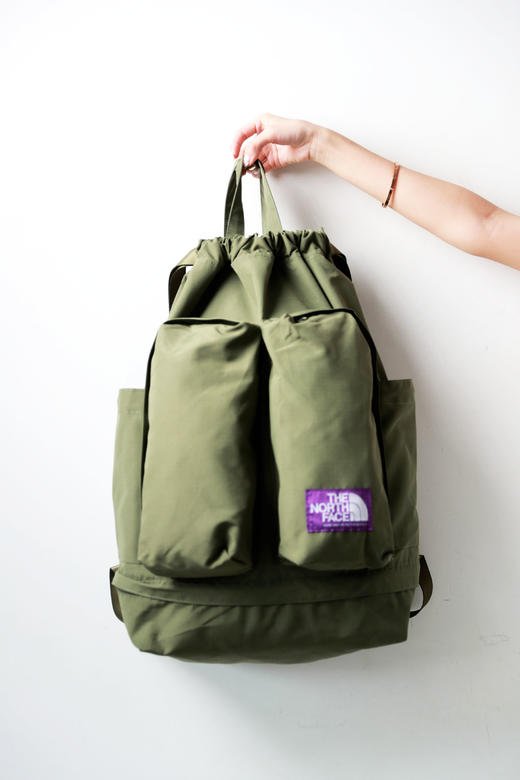 羊毛双肾双肩包，34L大容量。山系工装风户外旅行提袋背包C080168 商品图7