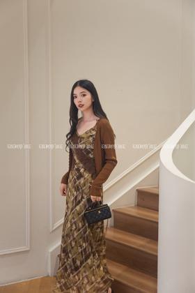 【门店同款】ENJOY秋季“谧色花颂”软糯针织开衫 164344862