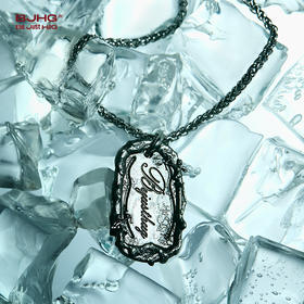 BJHG不计后果天使军牌项链男款复古做旧美式街头个性潮流情侣吊坠