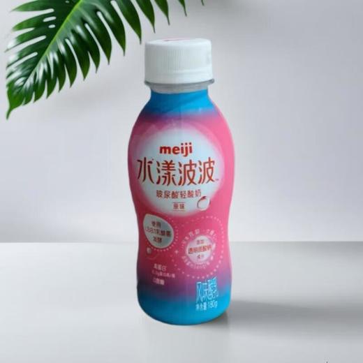 明治水漾波波玻尿酸酸奶原味180g/瓶 商品图0