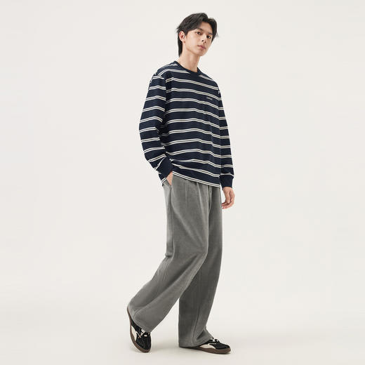 gxg.jeans男装 双色灯芯绒宽松直筒简约休闲长裤男裤 25秋热卖 商品图3