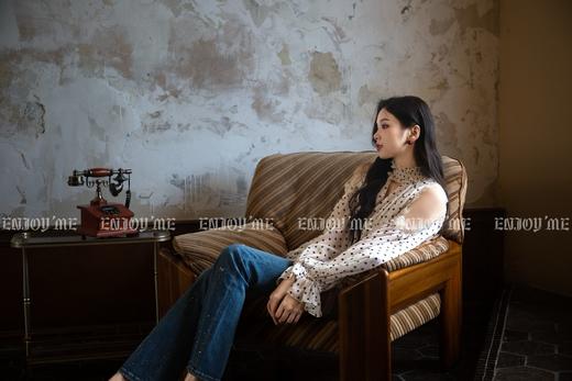 【门店同款】ENJOY秋季流星蝴蝶结微喇裤 164247675 商品图1