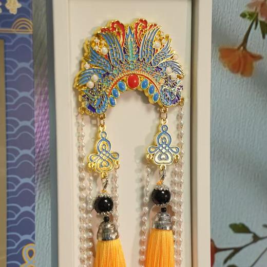 山西文创晋剧流苏头簪冰箱贴金属磁吸博物馆凤冠旅行纪念品伴手礼 商品图1