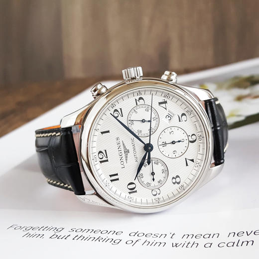 【95新】LONGINES 浪琴名匠系列L2.759.4.78.3自动机械机芯42MM（男款）日期显示、计时280725NJS18 商品图4