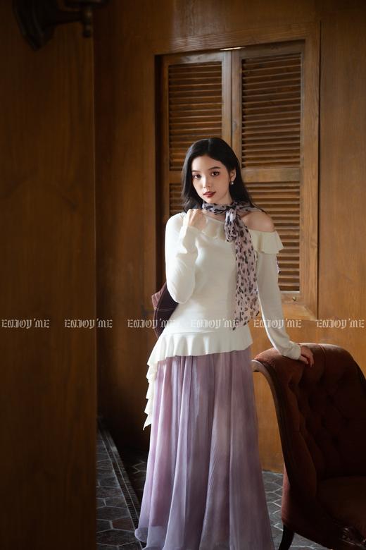 【门店同款】ENJOY秋季“光阴序语”氛围特调纱半裙 164247595 商品图0