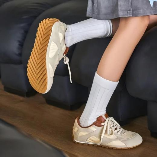 Sacha复古拼色德训鞋|牛反绒鞋面+羊皮内里，舒适透气，轻盈软弹 商品图10