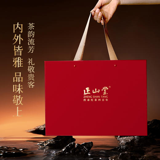 正山堂骏眉中国 玲珑金一芽一叶礼盒装 特级红茶十大产区茶叶120g/200g 商品图3