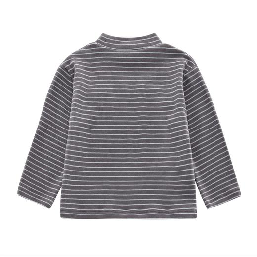 拉比童衣-3自然半高领i5上衣深灰LYDC10030194 商品图2