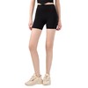 【限时59元】一片式瑜伽短裤无痕裸感高腰蜜桃提臀紧身热裤运动健身三分裤BMMZ-364 商品缩略图4