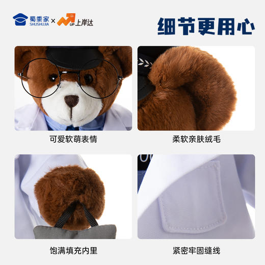 【法医大白大壮】可定制创意毛绒职业小熊公仔儿童玩具服装可脱送礼礼物 商品图5