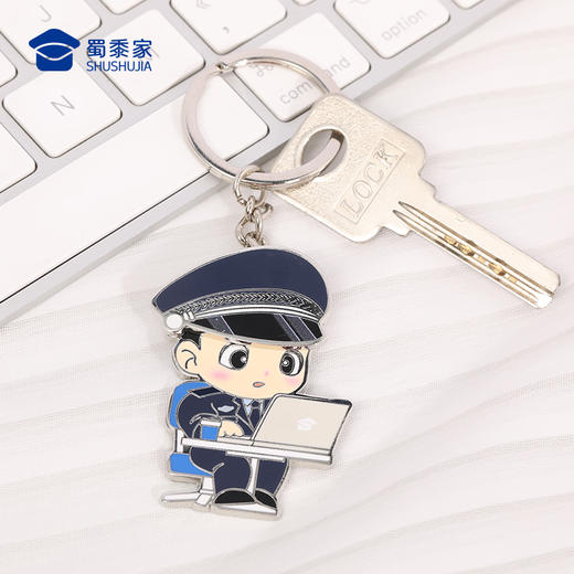 【因公致秃钥匙扣】蜀黍家趣味钥匙扣 男女包包合金挂件挂饰 商品图8