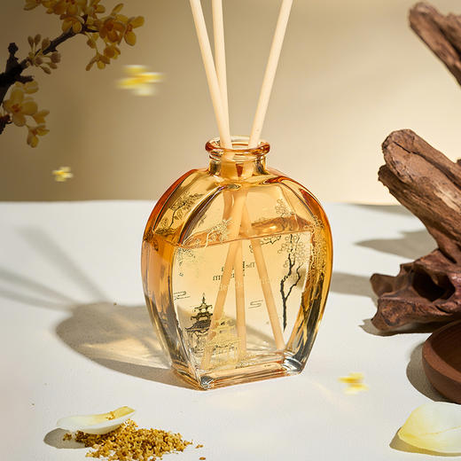 大英博物馆东方梦境系列桂花无火香氛蜡烛香薰礼盒-金桂映月 商品图1