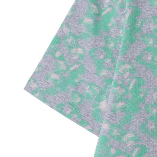 T4394SDSA夏季新款男士痞帅潮牌撞色扎染设计圆领短袖T恤潮流显瘦百搭 商品图4