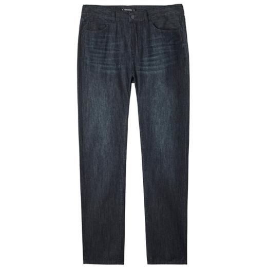 佐丹奴男款纯棉薄牛仔猫须洗水中腰长裤13111011 商品图9