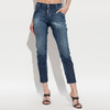 DSQUARED2 女士徽标标签棉质休闲牛仔裤 蓝色 S75LB1078 D30010 470 商品缩略图1