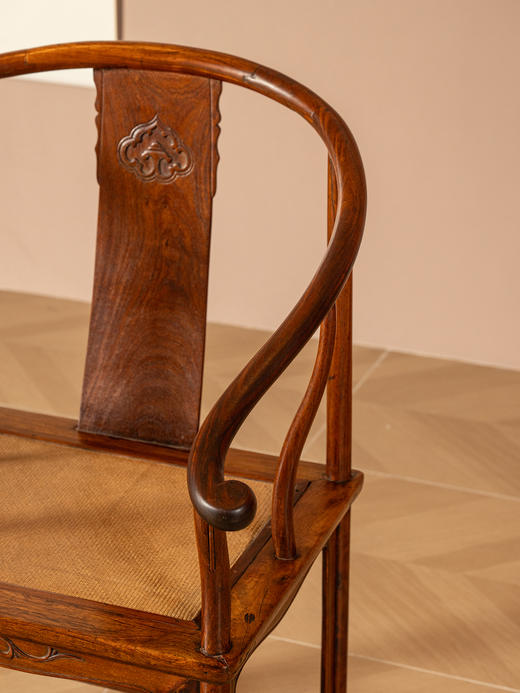 明	黄花梨双螭如意纹圈椅 商品图2