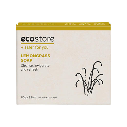 【年货价】Ecostore 宜可诚 柠檬草香皂 80g 商品图0