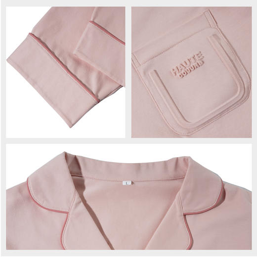 【7.5折限时特惠】【秀黛】女简约长袖套装女士棉秋季睡衣家居服S3551012T【门店同款】 商品图4