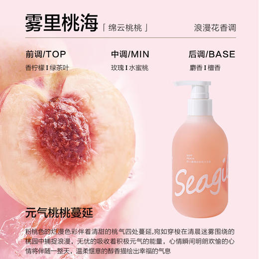森之露Seagilon 绵云桃桃沐浴露250ml 商品图2