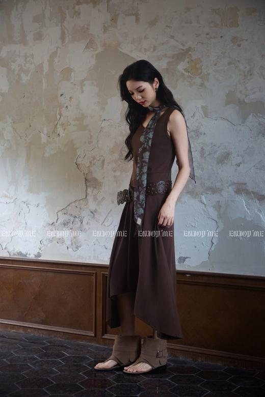 【门店同款】ENJOY秋季““光阴序语““下摆不规则连衣裙“ 164551781 商品图0