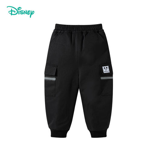 迪士尼运动夹棉长裤米奇潮酷男童夹棉冬款长裤ZD4EK007 商品图1