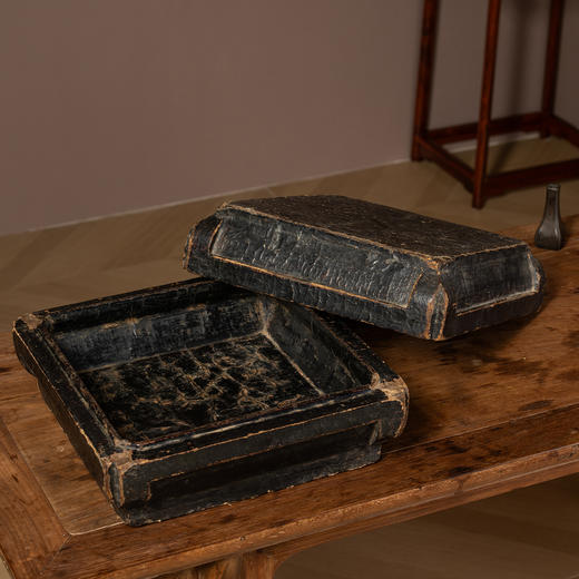 明	大漆盝顶方形捧盒 商品图1