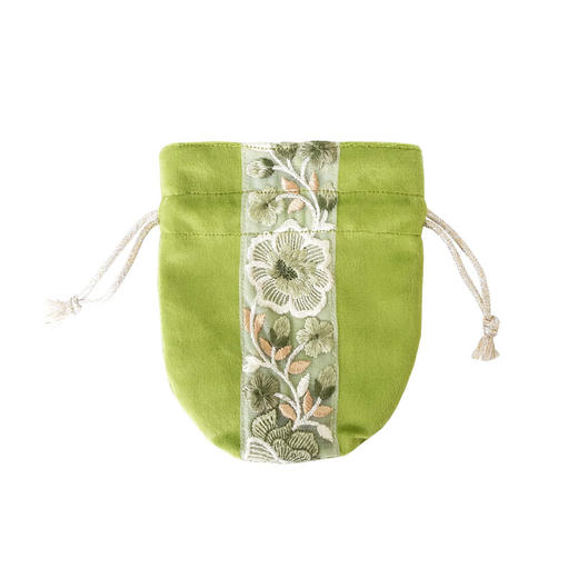 HUJI祤集Pippin收纳袋OrientMarket刺绣天鹅绒系列 商品图6