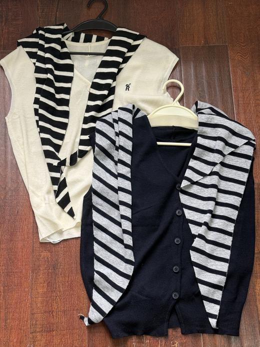 【门店同款】ENJOY秋季“城市与旷野”条纹披肩针织 164494166 商品图5