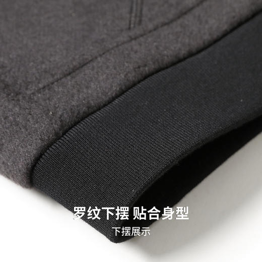 【含绵羊毛】保暖毛呢夹克2025秋新款针织棒球领休闲外套男 商品图9