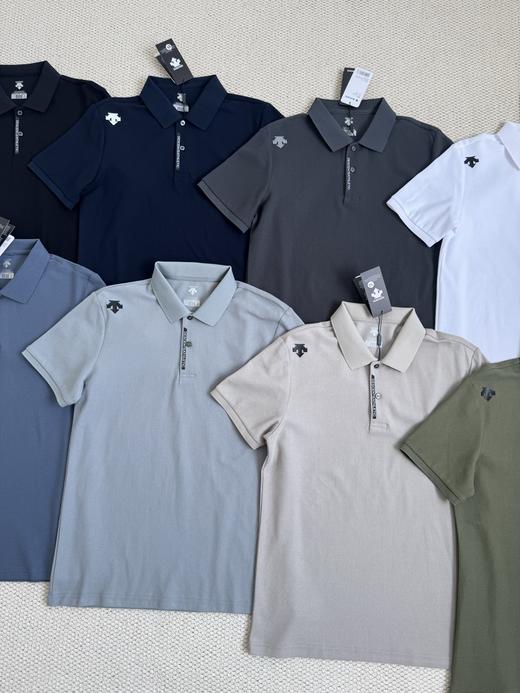 点此购买 迪桑特夏季男士都市通勤休闲百搭精梳丝光棉短袖polo衫 tuo 325855 商品图7