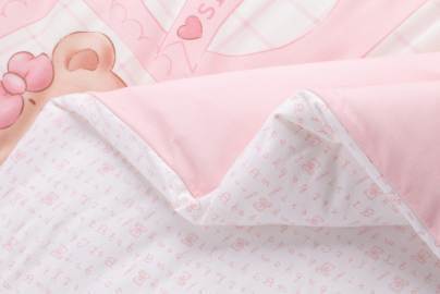 特惠拉比寝具类-4脱胆饼干格i5大童被150*120粉红/卡其色LXDE10490219/LXDE10490275 商品图13