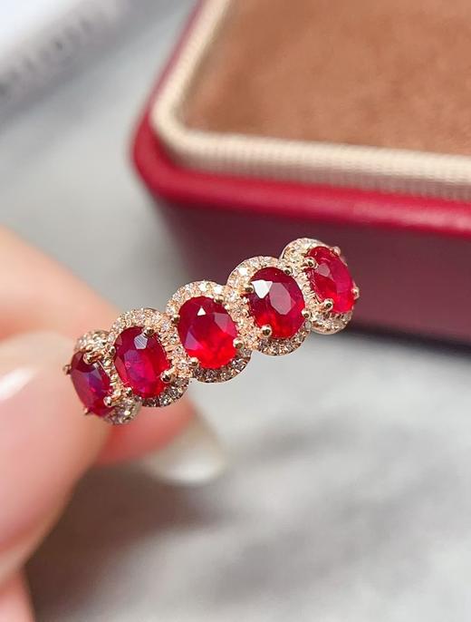 1.25克拉红宝石戒指 商品图1