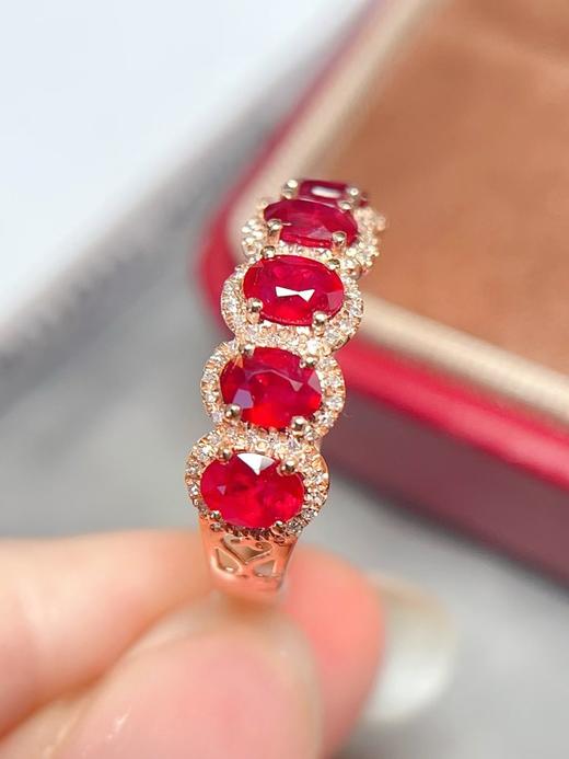 1.25克拉红宝石戒指 商品图3