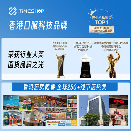 【保税仓发货】Timeshop 肠倍轻AKK益生菌胶囊 60粒/瓶 [多瓶装]-瘦龙 商品图8