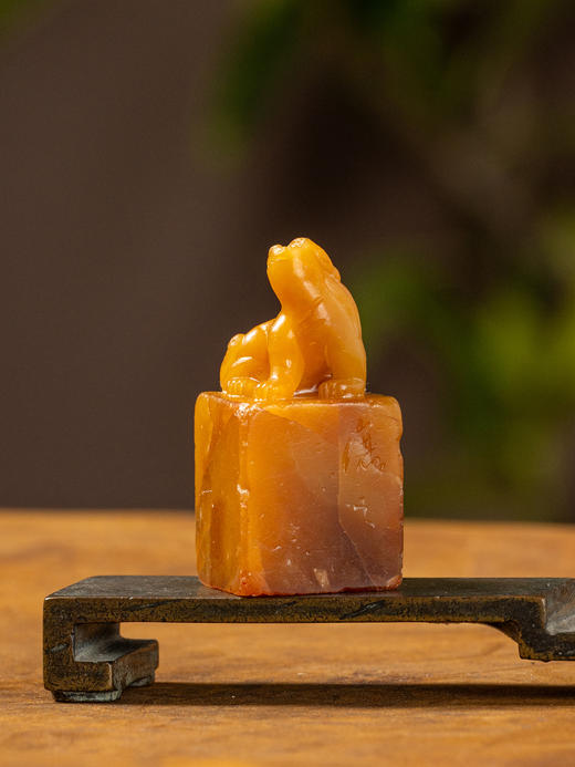 清	寿山石兽钮诗文闲章 商品图3