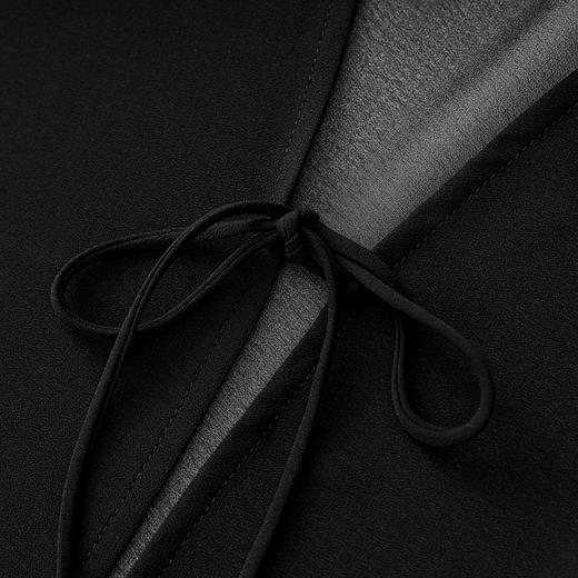 「高货wl」全新升级【铂金会员183/天猫249/差价66】(94313)洛诗琳时尚乔其纱上衣2025夏季轻盈凉感系带防晒开衫女 商品图3